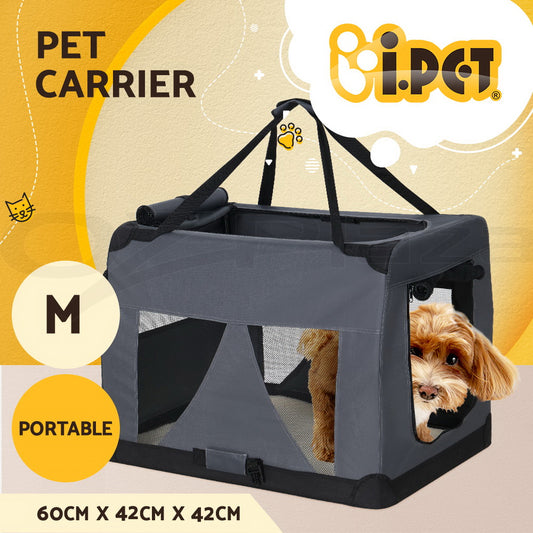 I.Pet Pet Soft Crate Carrier Dog Cat Travel Portable Bag Large Puppy Kennel Cage