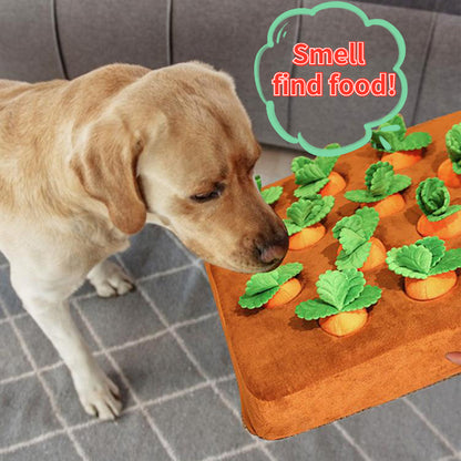 Pet Dog Toys Carrot Plush Toy Vegetable Chew Toy for Dogs Snuffle Mat for Dogs Cats Durable Chew Puppy Toy Dogs Accessories