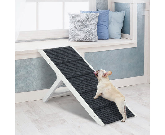 Dog Ramp Adjustable Height Stair for Bed Sofa Cat Dogs Folding Portable