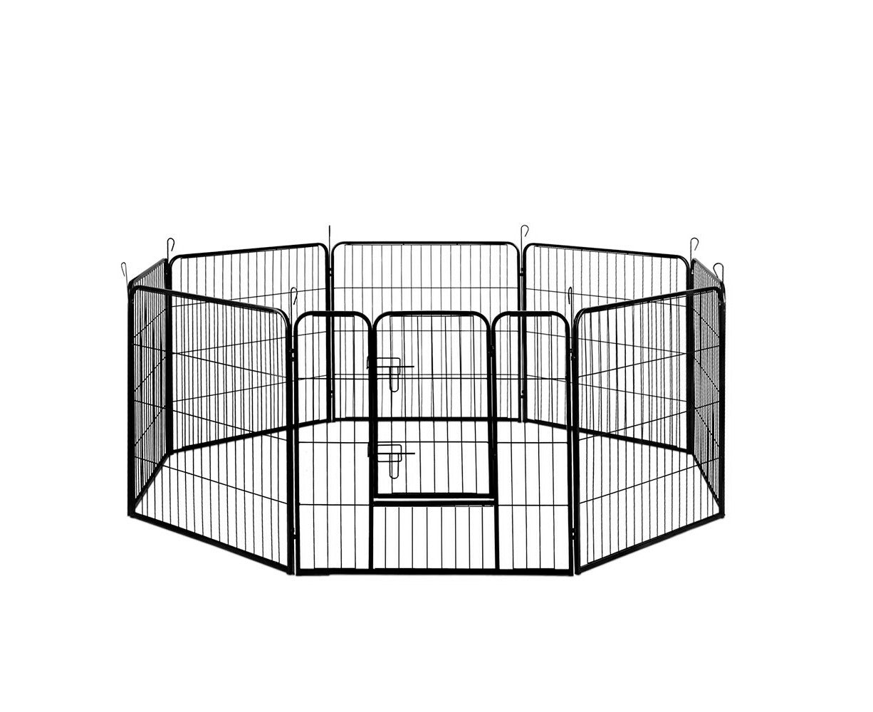 I.Pet 32" 8 Panel Dog Playpen Pet Exercise Cage Enclosure Fence Play Pen