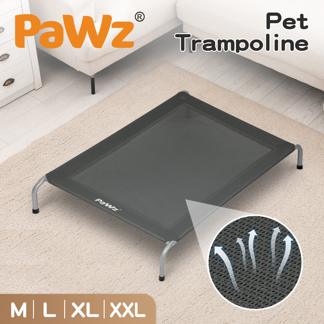 Pawz Elevated Trampoline Pet Bed Dog Puppy Raised Heavy Duty Large Hammock Mesh