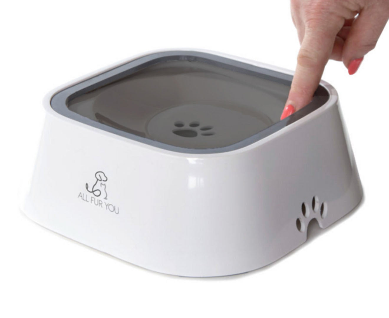 1L Anti-Splash Pet Water Bowl